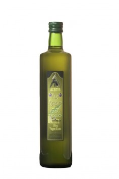 750 ml Aceite de Oliva Virgen Extra Vélez Manzanares Cristal Dórica  - Cultivo Ecológico